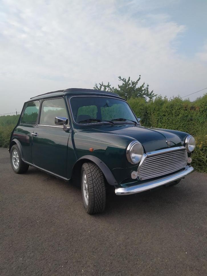 Mini British Open, Auto's, Mini, Particulier, Overige modellen, Benzine, Euro 1, Berline, 2 deurs, Handgeschakeld, Groen, Beige