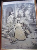 JULES GIRARDET DRUK OP ZIJDE, Ophalen of Verzenden