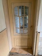 Oude paneeldeur met glas, Doe-het-zelf en Bouw, Deuren en Vliegenramen, Ophalen, Glas