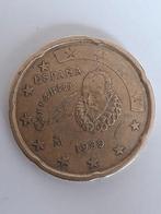 20 eurocent spanje 1999 Cervantes, Postzegels en Munten, Munten | Europa | Euromunten, Ophalen of Verzenden