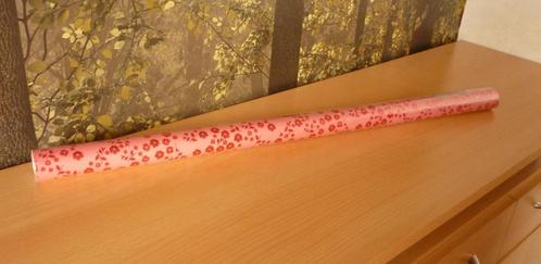 Roze geschenkpapier inpakpapier cadeaupapier metallic bloem, Diversen, Cadeaupapier, Ophalen of Verzenden