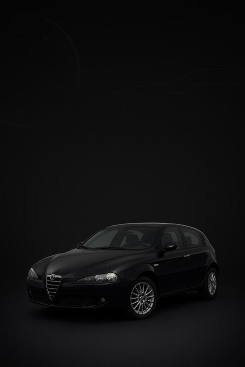 Alfa romeo 147, Auto's, Alfa Romeo, Particulier, Benzine, 5 deurs, Handgeschakeld, Zwart, Zwart, Stof, Ophalen