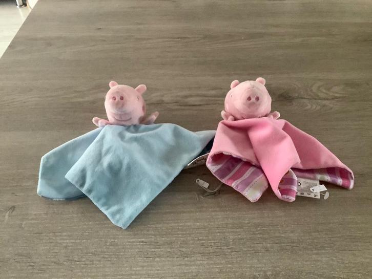 Peppa Pig verschillende baby knuffeldoekjes, Kinderen en Baby's, Speelgoed | Babyspeelgoed, Zo goed als nieuw, Overige typen, Ophalen of Verzenden