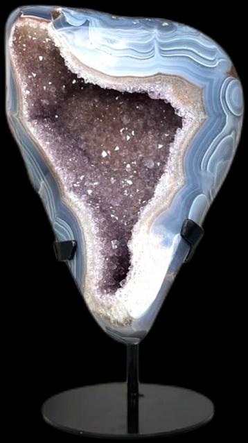 Amethyst Agaat Rand Geode Brok Edelsteen Amethist