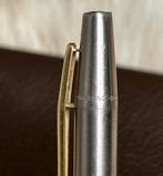 MontBlanc Slimline Noblesse Silver Gold Ballpoint Pen, Utilisé