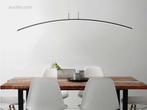 Bo LED pendel design armatuur zwart, Verzenden, Nieuw, 75 cm of meer, Modern