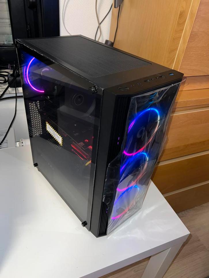 gaming pc i5-9600kf - 16gb - asus strix 1070 ti, Computers en Software, Desktop Pc's, Zo goed als nieuw, 4 Ghz of meer, HDD, SSD