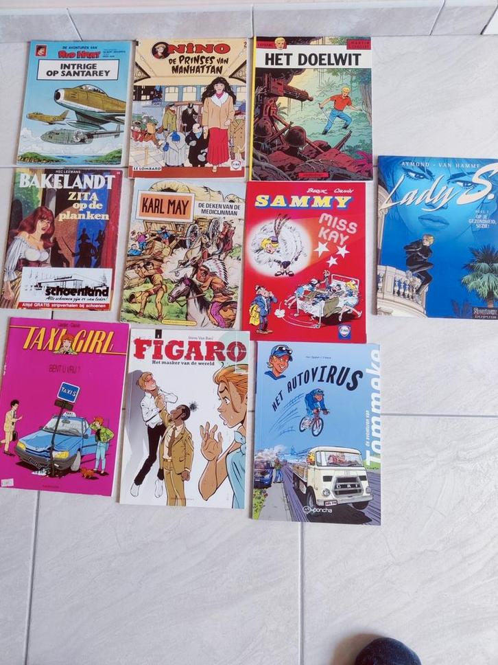 Pakket strips, Boeken, Stripverhalen, Gelezen, Ophalen of Verzenden