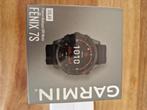 Garmin Fenix 7S Solar Zwart 42mm, Ophalen, Zwart, Zo goed als nieuw, Garmin Fenix