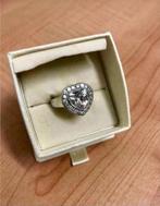 Prachtige echt zilveren ring ‘Hart’. Gestempeld., Ophalen of Verzenden, Nieuw, Zilver, Zilver
