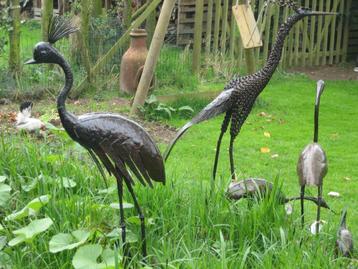 Sculptures de jardin en métal, statue de jardin en métal, oi