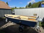 2x nette polyester boot / sloep met motor + kanteltrailer, Watersport en Boten, Ophalen, Gebruikt, Tot 10 pk, 3 tot 6 meter