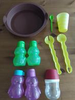 Tupperware set: bakvorm 29 cm, suikerstrooier, slabestek,..., Huis en Inrichting, Ophalen of Verzenden, Zo goed als nieuw, Overige typen