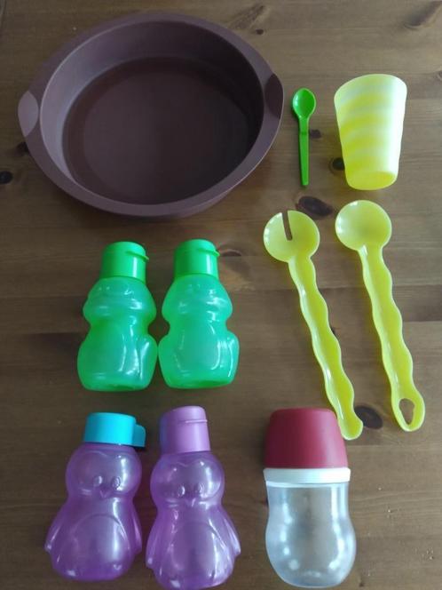 Tupperware set: bakvorm 29 cm, suikerstrooier, slabestek,..., Huis en Inrichting, Keuken | Tupperware, Zo goed als nieuw, Overige typen