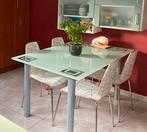 Table en verre, 150 à 200 cm, Cinq personnes ou plus, Verre, Enlèvement