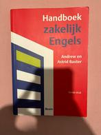 Handboek zakelijk Engels, Ophalen of Verzenden, Nieuw, Andrew Baxter; Astrid Baxter