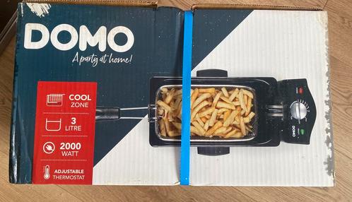 DOMO roestvrijstalen friteuse — 3L, 2000W, Elektronische apparatuur, Frituurpannen, Nieuw, Ophalen