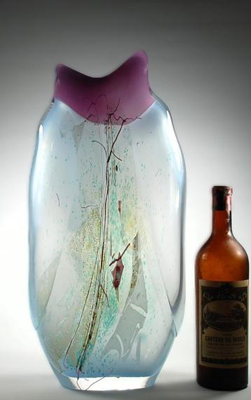 Val Saint Lambert - Vase - Pièce Unique  VSL  Val St Lambert beschikbaar voor biedingen