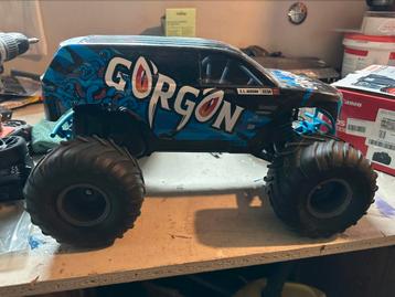 Voiture RC gorgon avec batterie lipo 4100 et chargeur, Ophalen, Zo goed als nieuw