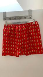 rode satijnen boxershort xxl patroon van Homer Simpson, Ophalen