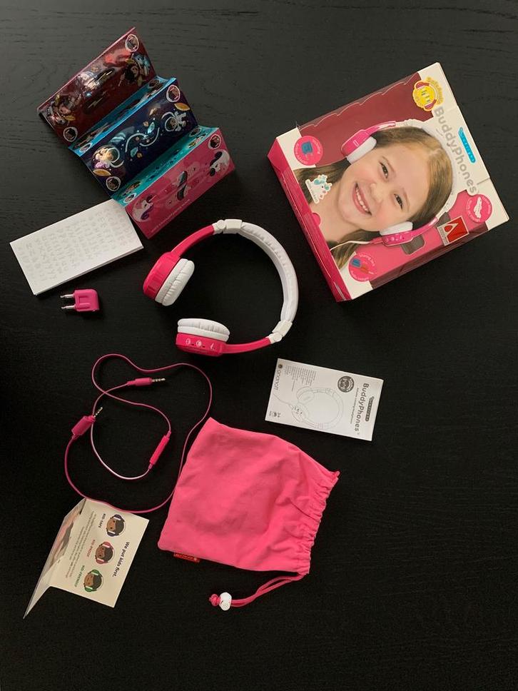 Kinderkoptelefoon Buddy Phones, TV, Hi-fi & Vidéo, Casques audio, Comme neuf, Enlèvement