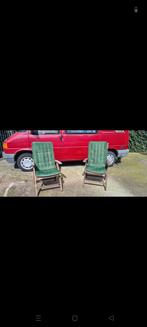 2 tuinstoelen in kwalitatief hout, Bois, Utilisé, Enlèvement ou Envoi