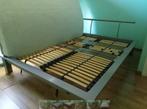 Lit + matelas + sommiers, Ophalen, Gebruikt, 140 cm, 200 cm