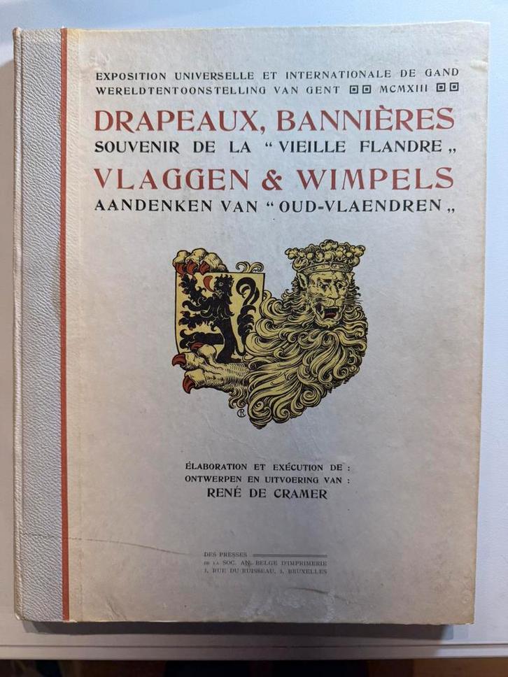 Vlaggen & wimpels: aandenken van "Oud-Vlaendren" 1913, Boeken, Geschiedenis | Nationaal, Zo goed als nieuw, Ophalen