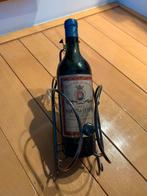 Fles Marquis de L’Estephe 1962 in zilveren houder, Verzamelen, Wijnen, Ophalen, Zo goed als nieuw