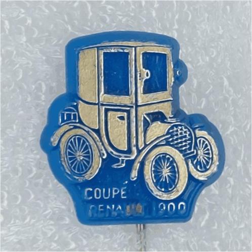 SP1328 Speldje Coup Renault 1900 goud op blauw, Collections, Broches, Pins & Badges, Utilisé, Enlèvement ou Envoi