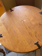 Eiken salontafel te koop, Huis en Inrichting, 50 tot 100 cm, Rond, Eikenhout, Zo goed als nieuw