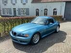 BMW Z3 Atalanta blauw met 90.000 km met Hardtop, Autos, BMW, Cuir, Bleu, Carnet d'entretien, Propulsion arrière