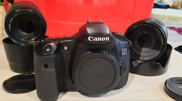 canon body + 2 lenzen, Audio, Tv en Foto, Ophalen, Gebruikt, Canon