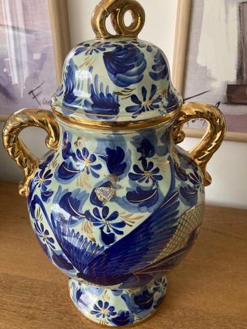 decoratie porseleinen vaas Bequet Quaregnon 201 vintage beschikbaar voor biedingen
