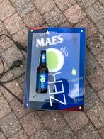 Maes bier verlichtbord. Verlichting werkt nog, Verzamelen, Glas en Drinkglazen, Ophalen of Verzenden