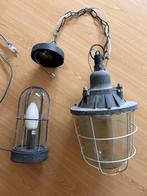 2 lampes style industriel, Maison & Meubles, Lampes | Lampes de table, Comme neuf, Enlèvement, Industriel, Moins de 50 cm