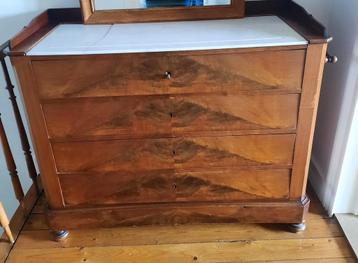 Ladenkast commode met 4 laden., Enlèvement, Utilisé