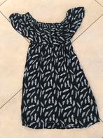 Zwarte jurk met veren maat M, Kleding | Dames, Maat 38/40 (M), Zwart, Ophalen of Verzenden, Revelation
