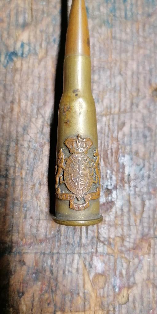 Tire-bouton art tranchée GB Anglais honni WW1, Collections, Objets militaires | Général, Envoi