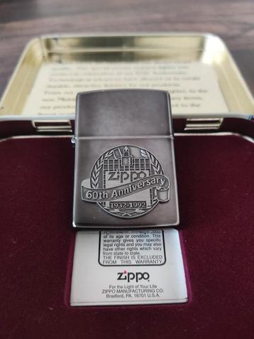 Zippo 60th Anniversary Editie Aansteker beschikbaar voor biedingen