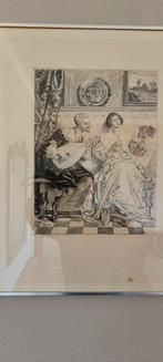 Tekening, Antiek en Kunst, Kunst | Tekeningen en Fotografie, Ophalen of Verzenden