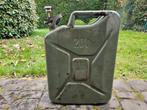 Jerrycan staal 20 liter vintage, Gebruikt, Ophalen of Verzenden