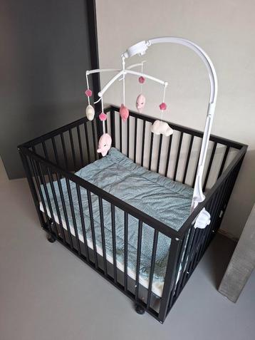 Parc pour enfants, Enlèvement, Comme neuf, Carré, Réglable en hauteur