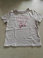 Milla Star T-shirt Strong Like a Girl – meisjes 128 cm, Kinderen en Baby's, Ophalen, Meisje, Zo goed als nieuw, Shirt of Longsleeve