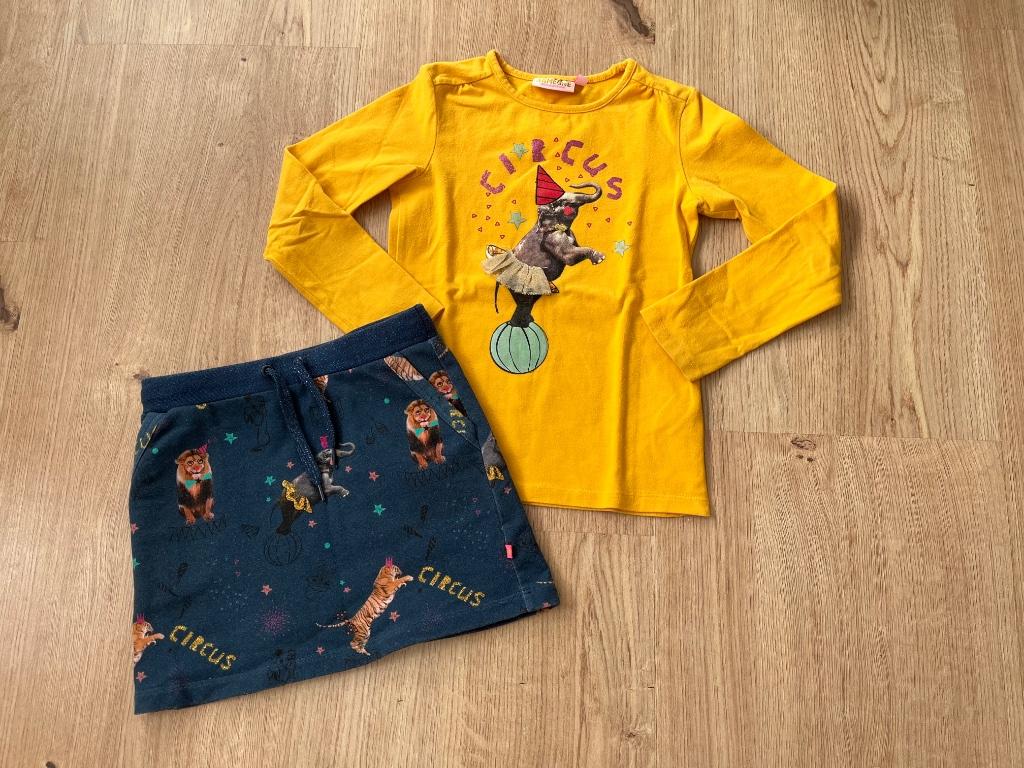 SOMEONE, jupe "cirque" + teeshirt 122, Enfants & Bébés, Vêtements enfant | Taille 122, Utilisé, Fille, Ensemble, Enlèvement ou Envoi