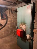 Mazoutketel + riello brander luchtverwarming, Doe-het-zelf en Bouw, Ophalen, Gebruikt, Cv-ketel of Combi-ketel