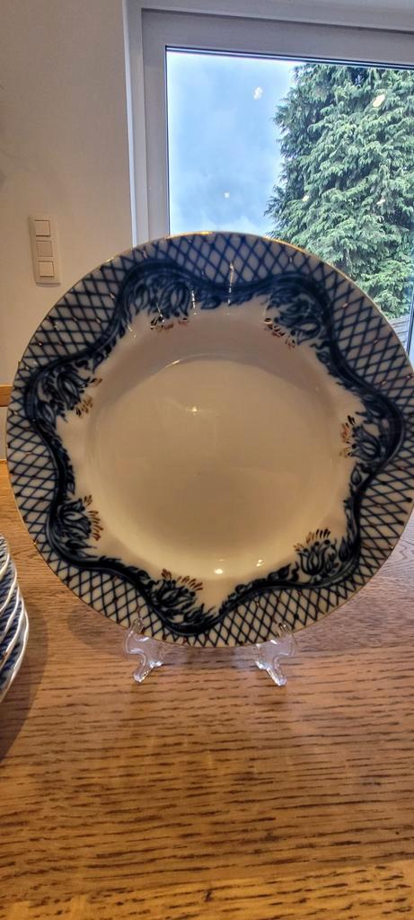 LPZ Russish porselein dessertbord 18cm., Antiek en Kunst, Antiek | Servies los, Ophalen of Verzenden