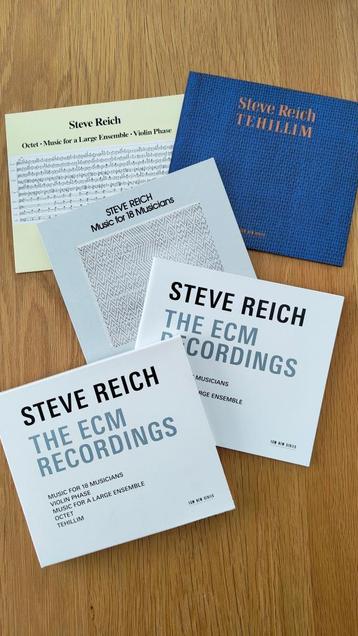 STEVE REICH BOXSET MET 3 CD'S beschikbaar voor biedingen