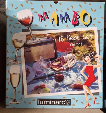 Set van 18 wijnglazen beschikbaar voor biedingen