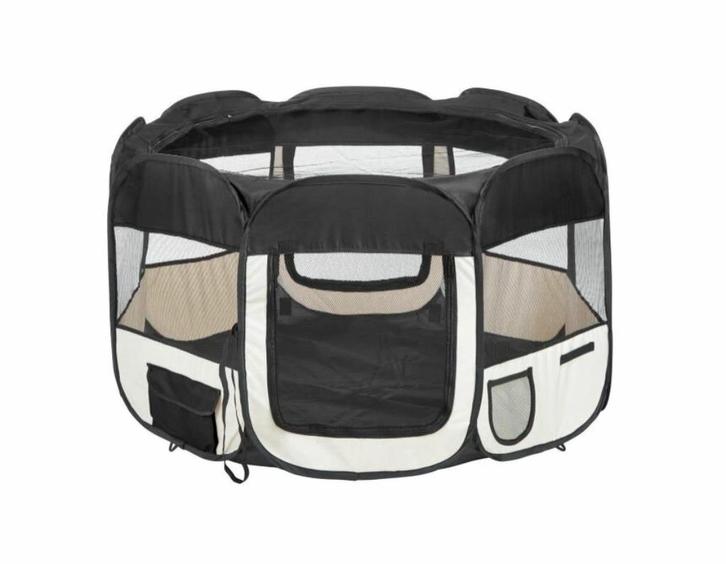 Puppyren Nylon Zwart - opvouwbaar!, Dieren en Toebehoren, Honden-accessoires, Nieuw, Ophalen of Verzenden